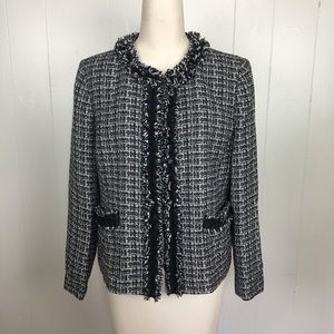 Kasper Blazer Black & White Sz. 12P